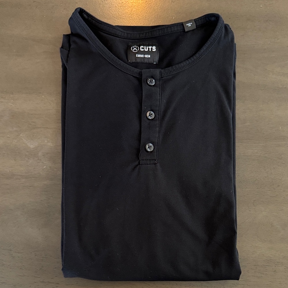 Cuts Clothing Black Button Down Shirt